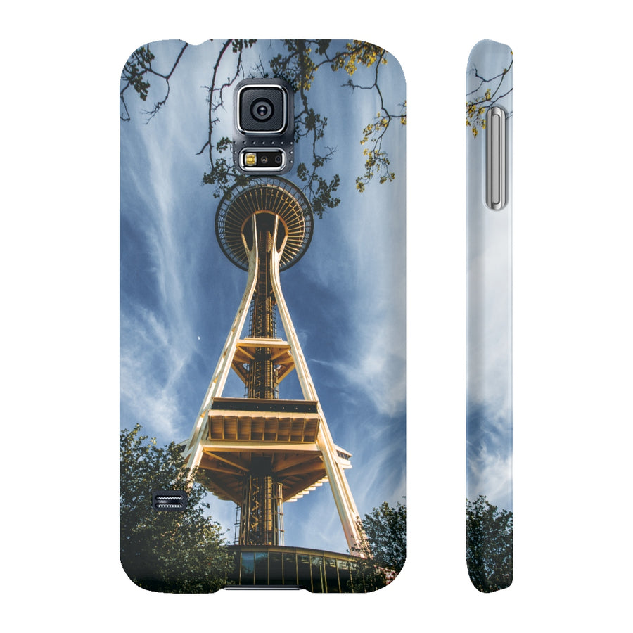 SPRING SPACE NEEDLE PHONE CASE