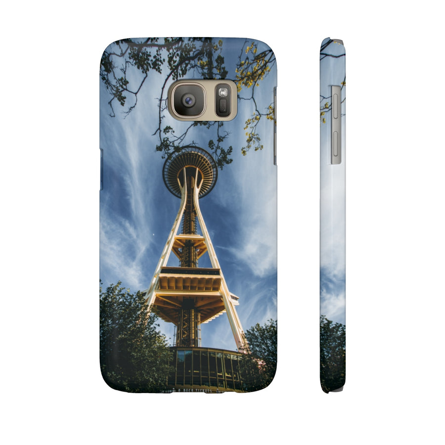 SPRING SPACE NEEDLE PHONE CASE